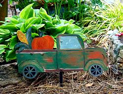 TRUCK with FALL HARVEST