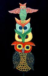 OWL TOTEM POLE