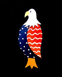 #9001 PATRIOTIC EAGLE Yard Art